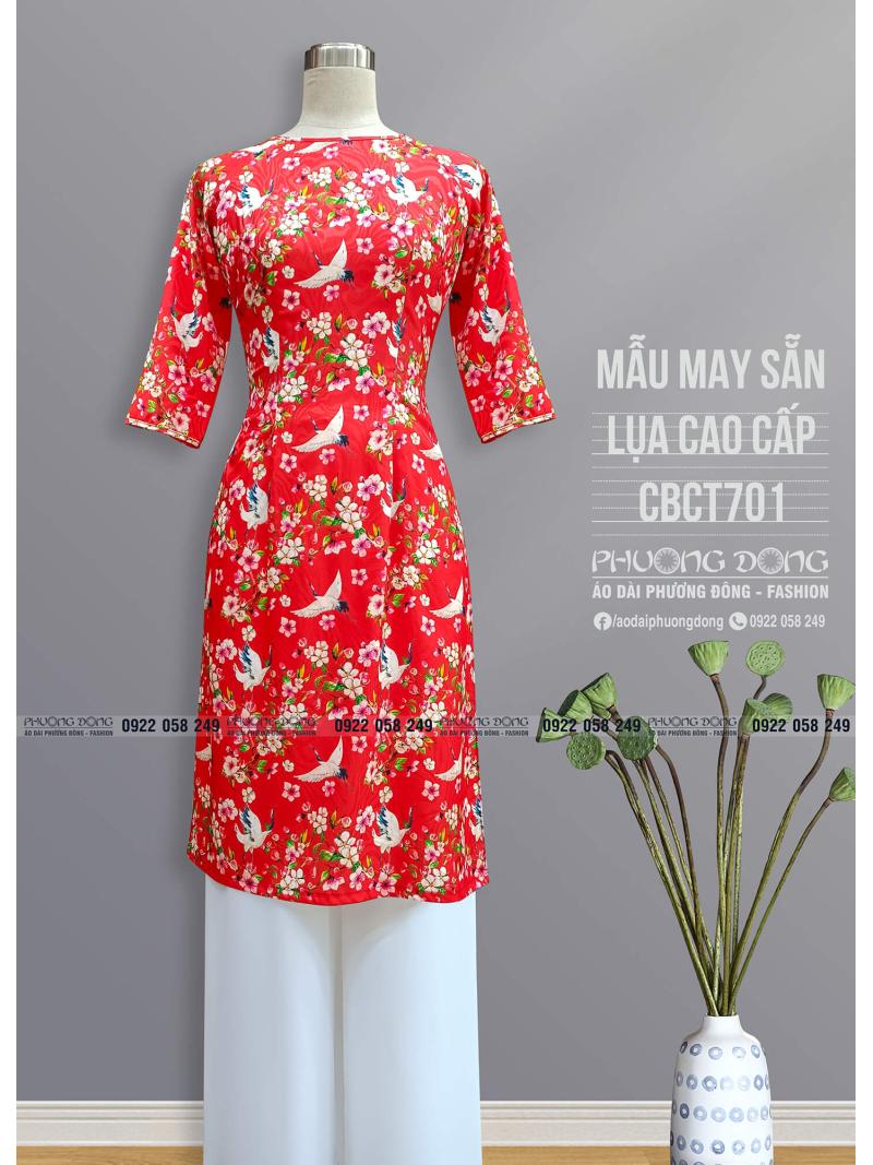 Áo Dài Cách Tân Lụa Cao Cấp CBCT701